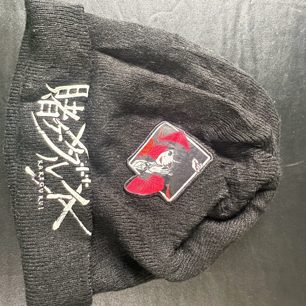 Black Sweater with Embroidered Patch